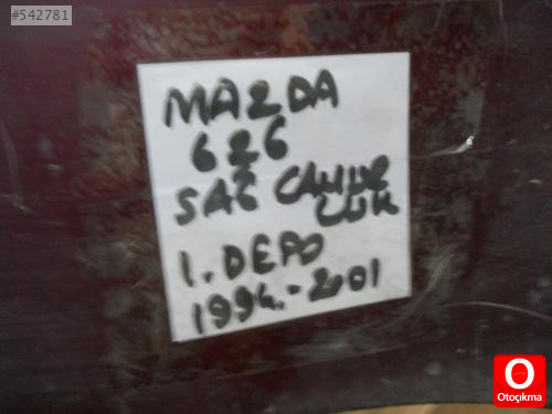MAZDA 626 SAĞ ÇAMURLUK ORJİNAL ÇIKMA 1993-2001 MODEL