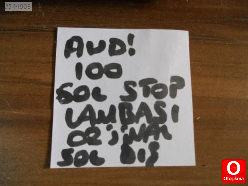 AUDİ 100 STOP LAMBASI SOL DIŞ ORJİNAL ÇIKMA HATASIZ