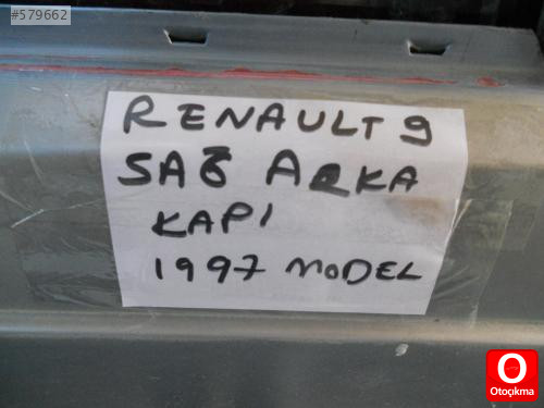 RENAULT 9 SAĞ ARKA KAPI ORJİNAL RNİ ORJİNAL ÇIKMA