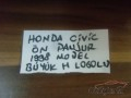 HONDA CİVİC ÖN PANJUR 1998 MODEL BÜYÜK LOGOLU ORJİNAL ÇIKMA