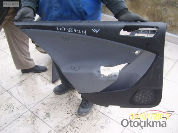 05 PASSAT SOL ARKA KAPI DÖŞEMESİ VOLKSWAGEN ÇIKMA PARÇA 