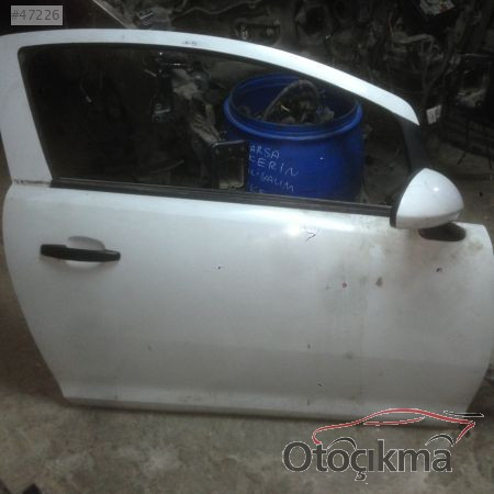 OPEL CORSA D TEK KAPI SAĞ ÖN DOLU KAPI ÇIKMA ORJİNAL