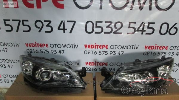 2008-2012 impreza far içi siyah