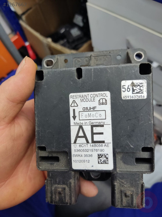 FORD TRANSİT AİRBAG BEYNİ 6C1T 14B056 AE ÇIKMA ORİJİNL 0613 otocikma