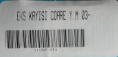 Oto Çıkma Parça / Motor / Triger Kayışı / Daihatsu / Cuore / Sıfır Parça 