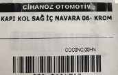 Oto Çıkma Parça / Nissan / Navara / Mekanik / Kapı Kolu / Sıfır Parça 