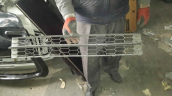 2013-2015 RAPİD ÖN TAMPON IZGARASI SKODA ORJİNAL ÇIKMA PARÇA