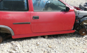 opel corsa b tek kapı çıkma sağ marşbiyel.