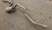 VW JETTA TDİ EGOZ SUSTURUCU VE BORUSU KOMPLE 5C6253181J