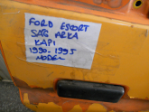 Oto Çıkma Parça / Kaporta & Karoser / Kapı / Ford / Escort / Çıkma Parça 