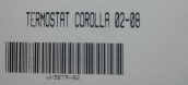 Oto Çıkma Parça / Isıtma, Soğutma & Klima / Termostat / Toyota / Corolla / Çıkma Parça 