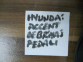 HYUNDAİ ACCENT FREN PEDALI , HYUNDAİ ACCENT DEBRİYAJ PEDALI