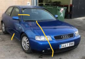 Çıkma A3 Audi tek kapı sağ çeyrek kapılar çamurluk