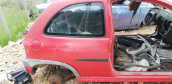 opel corsa b tek kapı kesme sağ arka çamurluk .OTO ERKAN