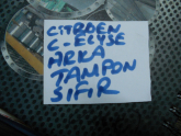 CİTROEN C- ELYSEE ARKA TAMPON SIFIR İTHAL ÜRÜN