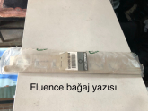 Fluence yazısı sıfır orjinal