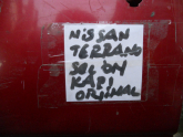 NİSSAN TERRANO SOL ÖN KAPI ORJİNAL ÇIKMA