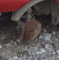 1993 model peugeot 405 çıkma sol ön taşıyıcı disk porya