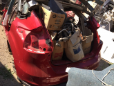 Ford focus kesme kırmızı komple arka kaynar otomativ