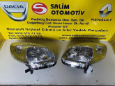 Renault Kangoo beyaz zemin sağ sol far çıkma