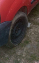 2001 model renault kangoo 1.9 çıkma sol ön jant lastik