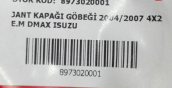 Oto Çıkma Parça / Jant & Lastik / Jant Göbeği / Isuzu / D-Max / Sıfır Parça 