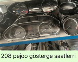 Çıkma Peugeot 208 gösterge saati orjinal