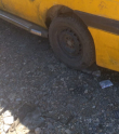 2005 model fiat doblo 1.9 jtd çıkma sol arka jant lastik