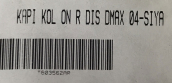 Oto Çıkma Parça / Mekanik / Kapı Kolu / Isuzu / D-Max / Sıfır Parça 
