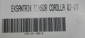 Oto Çıkma Parça / Elektrik / Oksijen Sensörü / Toyota / Corolla / Sıfır Parça 