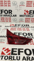 TOYOTA AURİS İÇ STOP ÇIKMA ORJİNAL YEDEK PARÇA