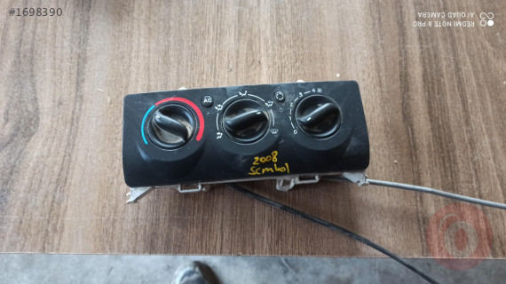 Clio symbol klima kontrol panel