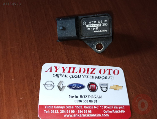 0261231101 OPEL CORSA D MAP SENSÖRÜ