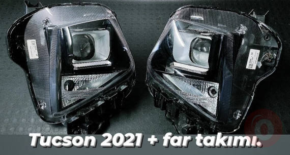 Hyundai Tucson 2021 çıkma sağ sol takım far