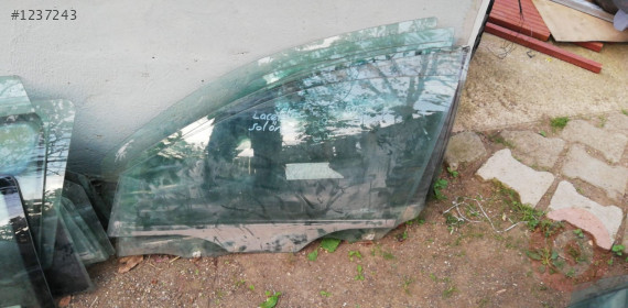 chevrolet lacetti çıkma sol ön kapı camı komple.