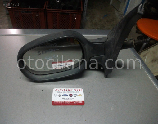 RENAULT CLİO 2 SOL DİKİZ AYNASI MANUEL