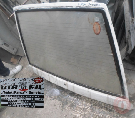 LADA SAMARA CAMLI BEYAZ BAGAJ KAPAK