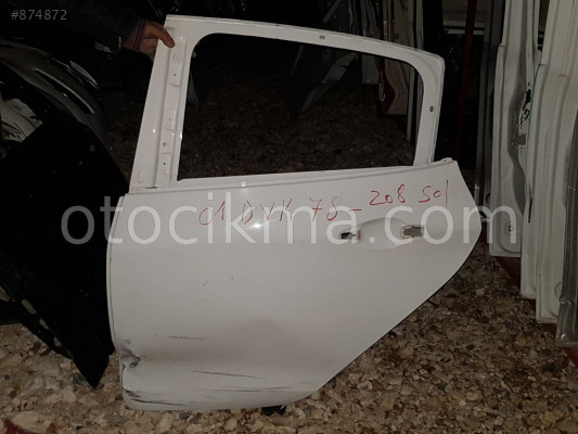 Peugeot 208 sol arka kapı