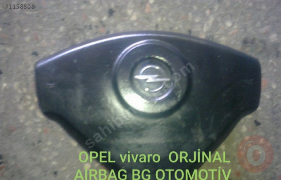 OPEL vivaro AİRBAG