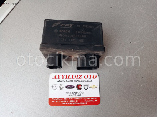 FİAT LİNEA 1.6 MULTİJET KIZDIRMA ROLESİ 55203394