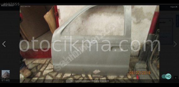 Mazda b2500 sol ön kapı sıfır orjinal 2000 model