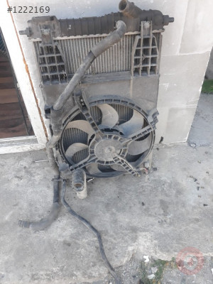 chevrolet aveo çıkma radyatör set.