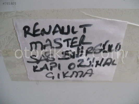 RENAULT MASTER SAĞ SÜRGÜLÜ KAPI ORJİNAL ÇIKMA