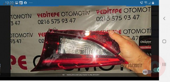 mazda cx3 stop sol iç bagaj