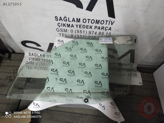PEUGEOT 306 ÇIKMA  SOL ÖN KAPI CAMI