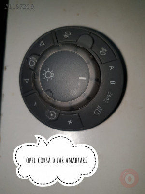 ÇIKMA OPEL CORSA D FAR ANAHTARI
