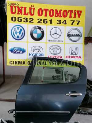 Peugeot 407 dolu sol arka kapı