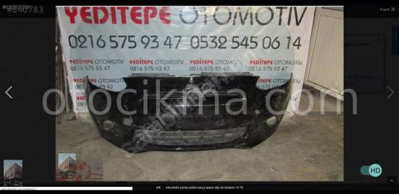 Mitsubishi Space Star ön tampon