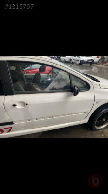 Peugeot 307 tek kapı sol ön kapı beyaz