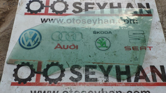 5E0845201A skoda octavia 2016 ön sol kapı cam